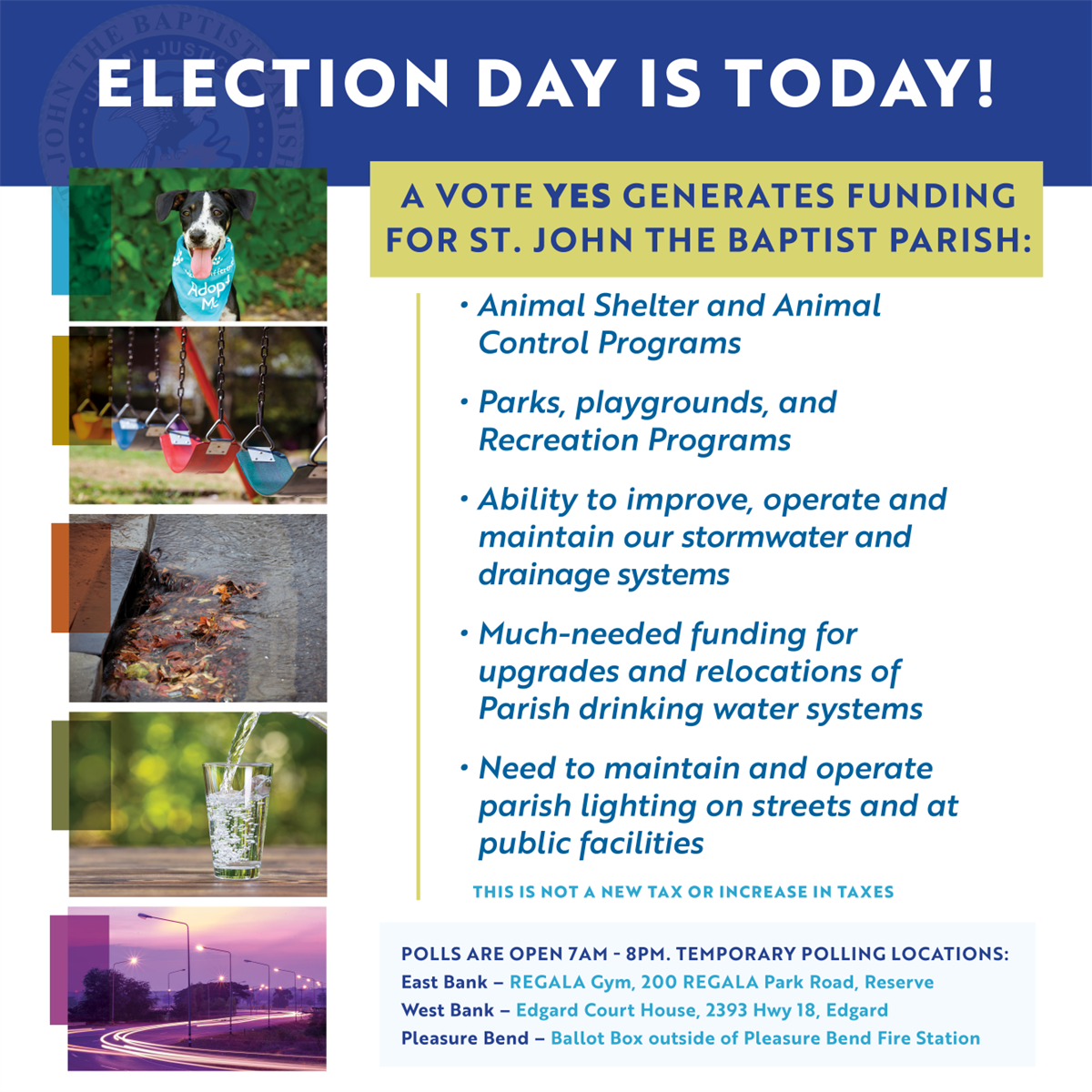 Election Information St. John the Baptist Parish