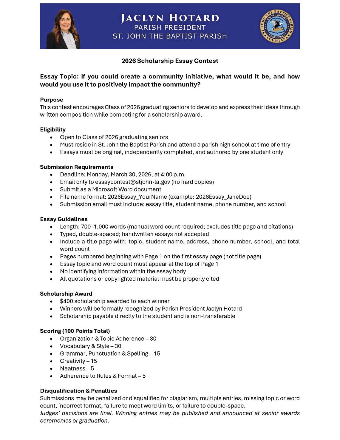 2026 Parish President Scholarship Essay Contest.jpg