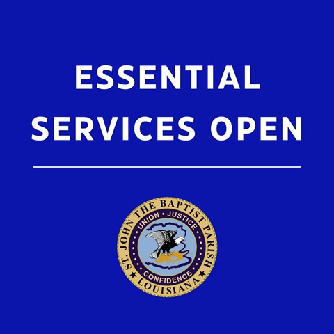 Essential Services Are Open